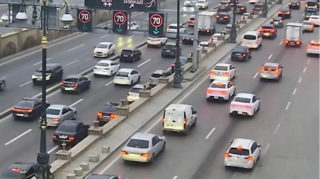 Bakının bir sıra yollarında tıxac yarandı 