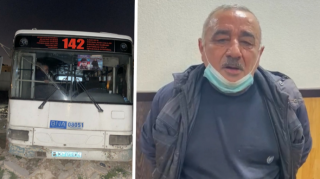 Sərxoş halda avtobus sürən sürücü tutuldu  - FOTO - VİDEO