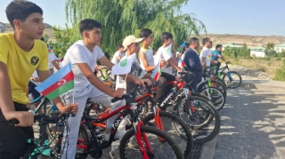 Zəngilanda ilk dəfə veloyürüş keçirilib - FOTO