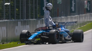 "Formula-1" pilotu Kanada Qran-prisində gəmiriciyə görə qəza törətdi 