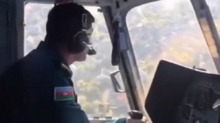 Helikopter qəzasında şəhid olan mayorumuzun görüntüləri - VİDEO 