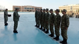 Xidmət müddəti başa çatan hərbi qulluqçular tərxis olunur  - VİDEO - FOTO