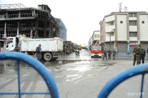 “Diqlas” tam söndürülüb, yaxın günlərdə söküntü işlərinə başlanılacaq” - FOTO (YENİLƏNİB)