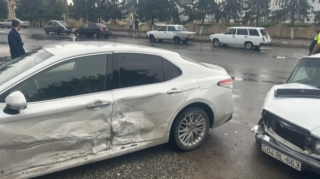 Kürdəmirdə qəza: xəsarət alan var   - FOTO