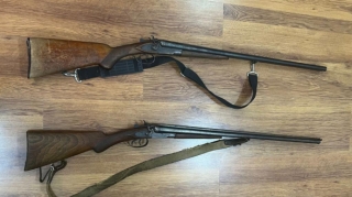 Xaçmazda 2 ədəd sənədsiz silah polisə təhvil verilib  - FOTO