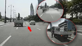 Bakıda yük maşını ölüm saçdı - VİDEO 