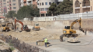 Bakıda yeni metro stansiyasının  tikintisinə başlanılıb  - FOTO