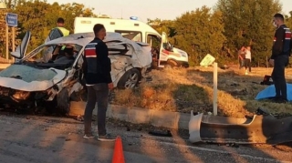 Türkiyədə ağır yol qəzasında 6 nəfər ölüb - FOTO