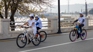 QHT-lər bulvar xətti boyunca veloyürüş keçirdi - FOTO