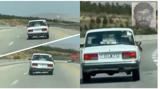 Avtoşluq edən sürücünün vəsiqəsi əlindən alındı, cərimə edildi - FOTO 