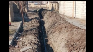 Ağcabədidə yeddi binanın su təchizatı yenidən qurulur  - FOTO 