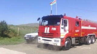 FHN-in 10 avtomobili və 50 nəfərlik heyəti Xankəndiyə yola düşüb - FOTO 