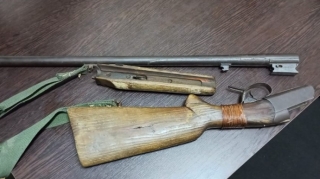 Qax sakinlərindən odlu silahlar götürülüb  - FOTO