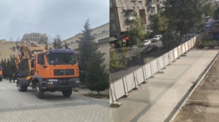 Bakının mərkəzində əvvəl ağacları çıxardılar, sonra özəlləşdirdilər, indi də obyekt tikirlər – FOTO 