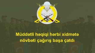 Azərbaycanda hərbi xidmətə növbəti çağırış başa çatdı 