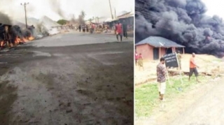 Yanacaq daşıyan maşın partladı: Onlarla şəxs həlak oldu - VİDEO 