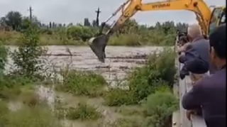 Ucarda sel təhlükəsi - VİDEO 