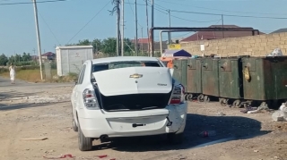 Bakıda zibillikdən “Chevrolet Cobalt” tapıldı – FOTO 