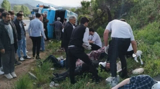 Təbriz yolunda AVTOBUS AŞIB  - 10 yaralı var