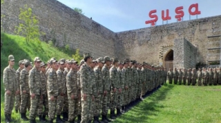 Şuşada hərbi parad keçirildi - VİDEO 