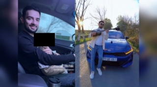 В Гёйчае мужчина сел за руль с младенцем на руках — ВИДЕО 