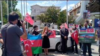İstanbulda “Azərbaycana dəstək, şəhidlərimizi anma və Ermənistanı qınama” aksiyası keçirilib  - FOTO