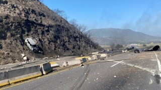 Avtomobil partlayıb, ölənlər var  - FOTO