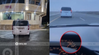 Устроившие скоростное шоу на дороге Алят - Астара водители наказаны - ФОТО 