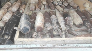 Xızıda hərbi sursat aşkarlanıb  - VİDEO - FOTO