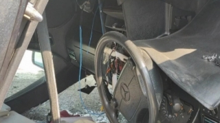 Ağdam-Şuşa yolunda "Mercedes"  aşdı - Xəsarət alanlar var   - FOTO