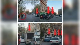 Bu küçədə düzgün sürdüyünə and içiləcək sürücü yoxdur - Özbaşınalıq hökm sürür - VİDEO