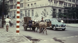 Pekin 1967-ci ildə:  Avtomobillə araba yan-yana