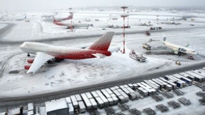 Bakı-Moskva aviareysi qarlı hava şəraiti ilə əlaqədar təxirə salınıb