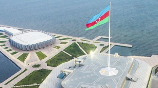 Azərbaycan Bayrağı ikinci dəfə ölçüsü ilə rekord qırdı - FOTOLAR - VİDEO