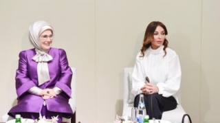 Состоялась встреча первых леди Азербайджана и Турции