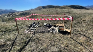 Qubadlıda silah-sursat aşkarlanıb  - FOTO