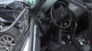 Biləsuvarda BMW ilə “KamAZ” toqquşub, xəsarət alan var 