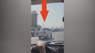 Göyçayda avtoxuliqanlıq edən sürücü həbs olunub  - FOTO