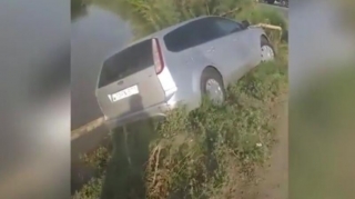 İmişlidə maşın qəzaya uğradı, kənd qazsız qaldı  - VİDEO