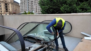 Piyada keçidlərində eskalatorların təmiri işləri davam etdirilir - FOTO - VİDEO