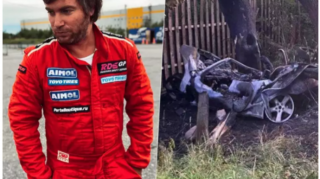Известный автогонщик сгорел в своем Porsche после ДТП  - ФОТО