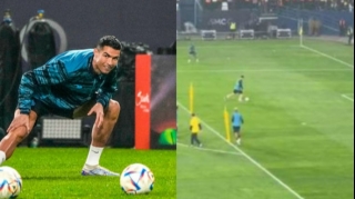 Роналду провел первую тренировку в составе саудовского клуба "Аль-Наср"   - ВИДЕО