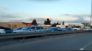 Lökbatan yolunda tıxac yaradan kimlərdir?  - VİDEO