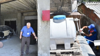 Bakının Səbail rayonunda sudan qanunsuz istifadə halları aşkarlanıb  - FOTO