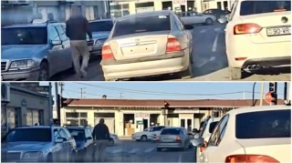 Binədə “qazi” sürücü nömrəsiz “Opel”lə qaydaları kobud şəkildə pozdu   - VİDEO