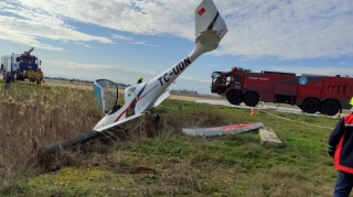 Təlim təyyarəsi qəzaya uğrayıb, pilot yaralanıb 