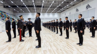 Вилаят Эйвазов принял граждан и проверил подготовку будущих сотрудников полиции и Внутренних войск в Гяндже - ВИДЕО