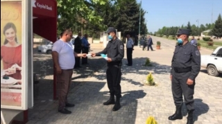 Xocavənddə sakinlərə tibbi maskalar paylanılıb - FOTO 