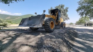 Началось асфальтирование автодороги республиканского значения   - ФОТО