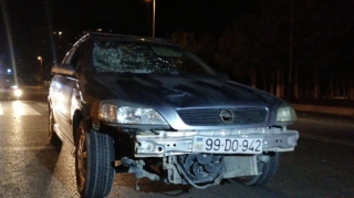 Sumqayıtda 2 piyadanı avtomobil vurub - FOTO 